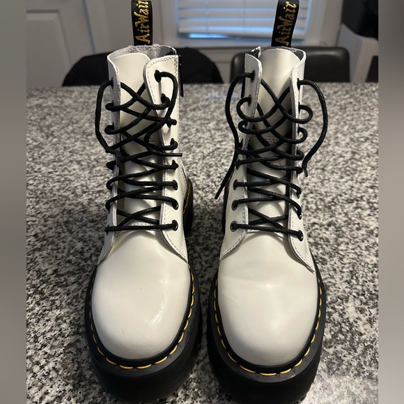 Dr. Martens Women's Jadon Platform Combat Boots - Picture 1 of 5